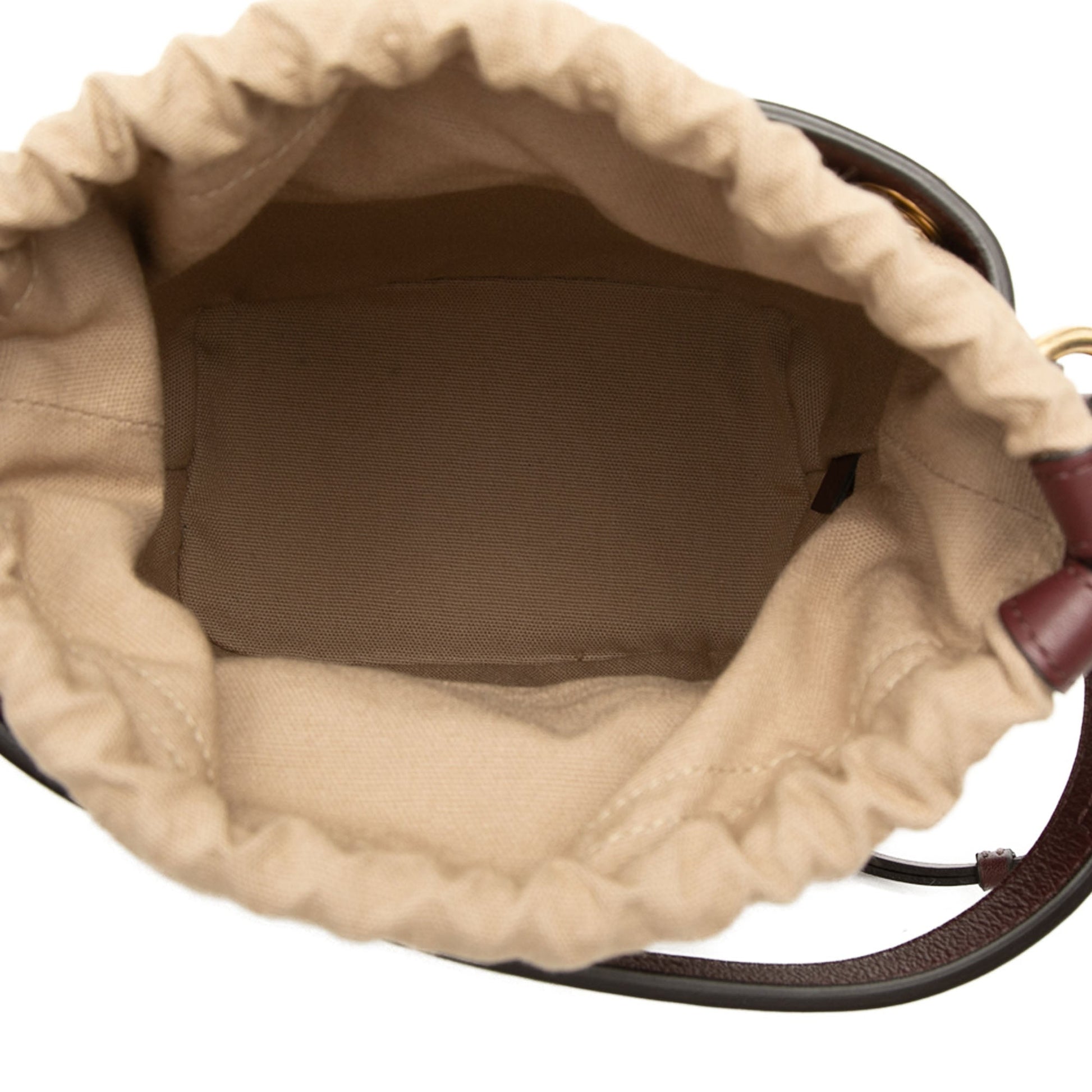 Chloé Mini Bicolor Embroidered Horses Calfskin Roy Bucket Bag