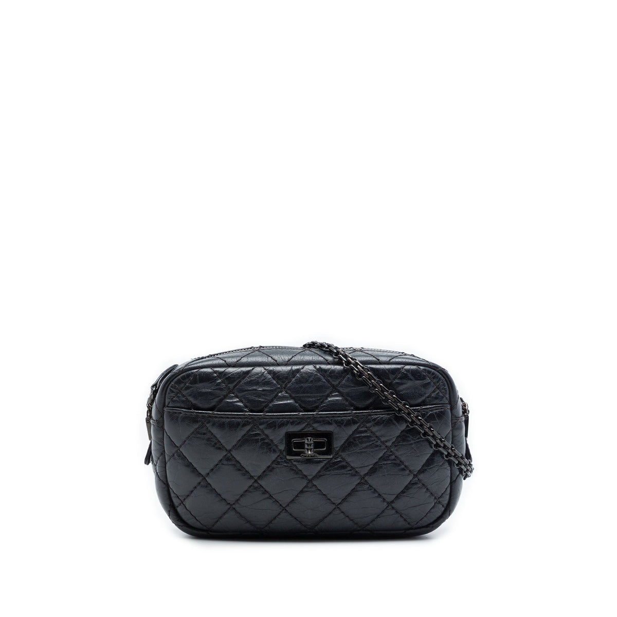 Chanel Mini Quilted Aged Calfskin Reissue Camera Bag