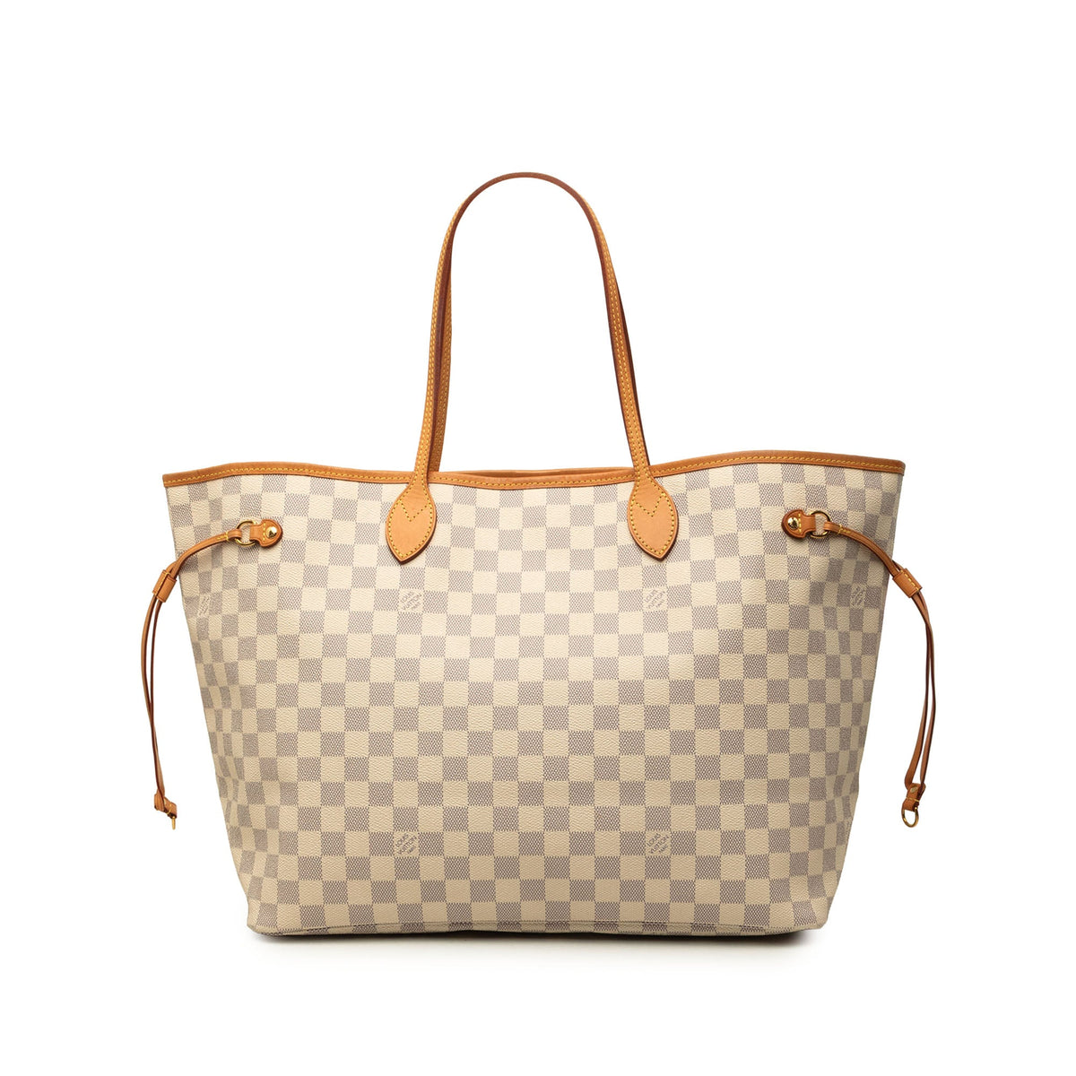 Louis Vuitton Damier Azur Neverfull GM — White