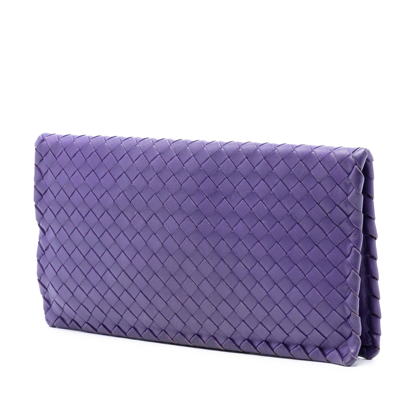 Bottega Veneta Nappa Intrecciato Turn Lock Clutch