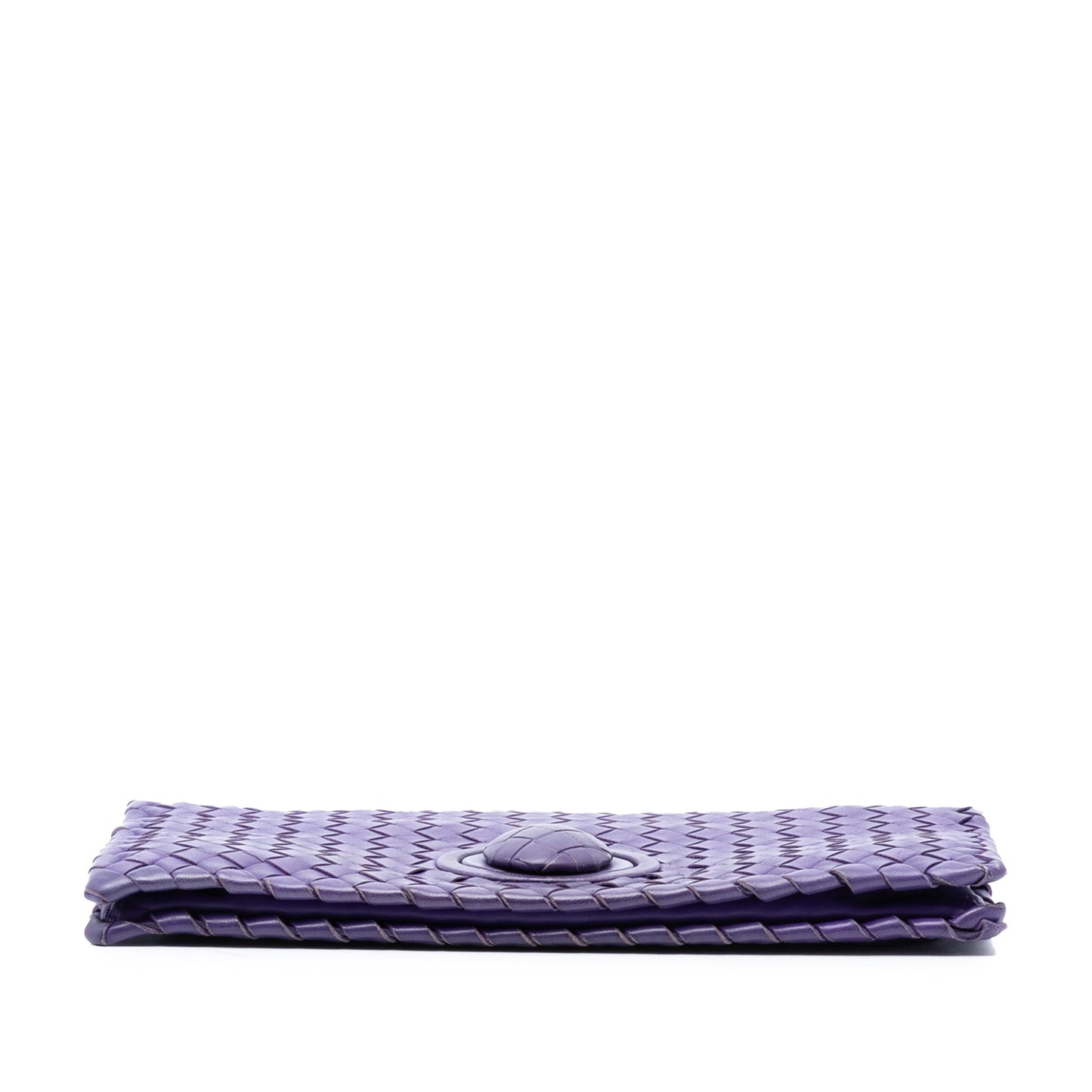 Bottega Veneta Nappa Intrecciato Turn Lock Clutch
