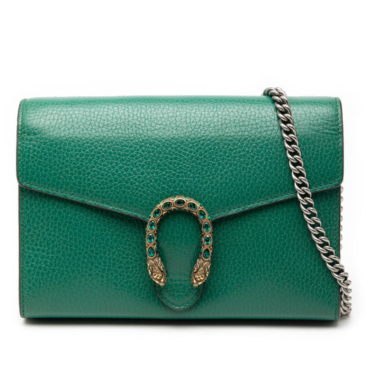 Gucci Leather Dionysus Wallet on Chain