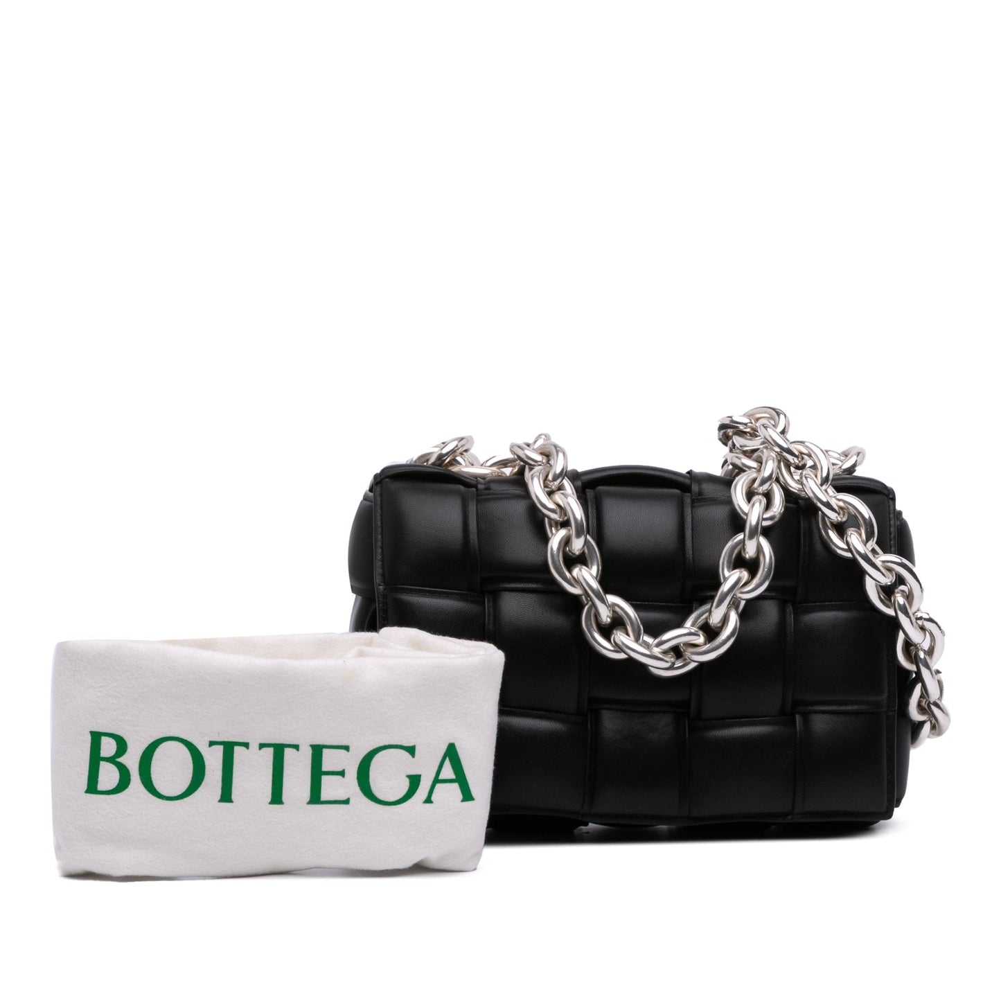 Bottega Veneta Nappa Intrecciato Padded Chain Cassette Satchel