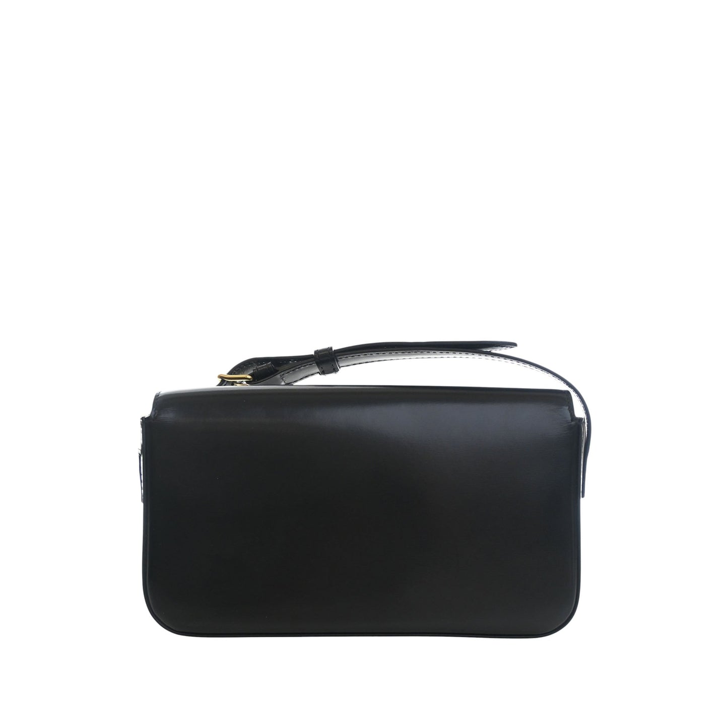 Celine Shiny Calfskin Triomphe Claude Shoulder Bag