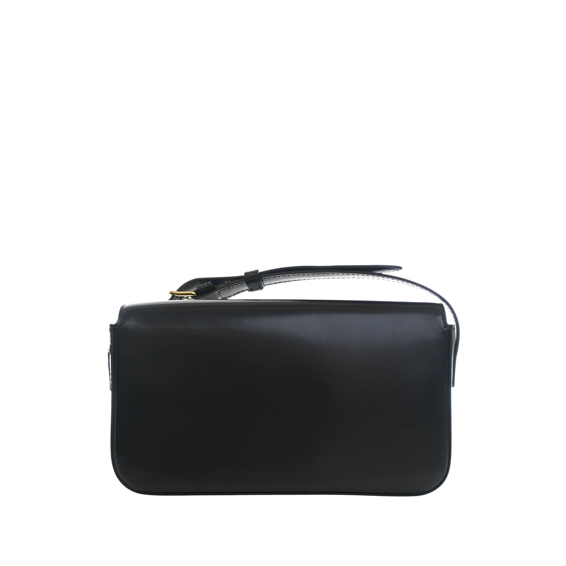 Celine Shiny Calfskin Triomphe Claude Shoulder Bag