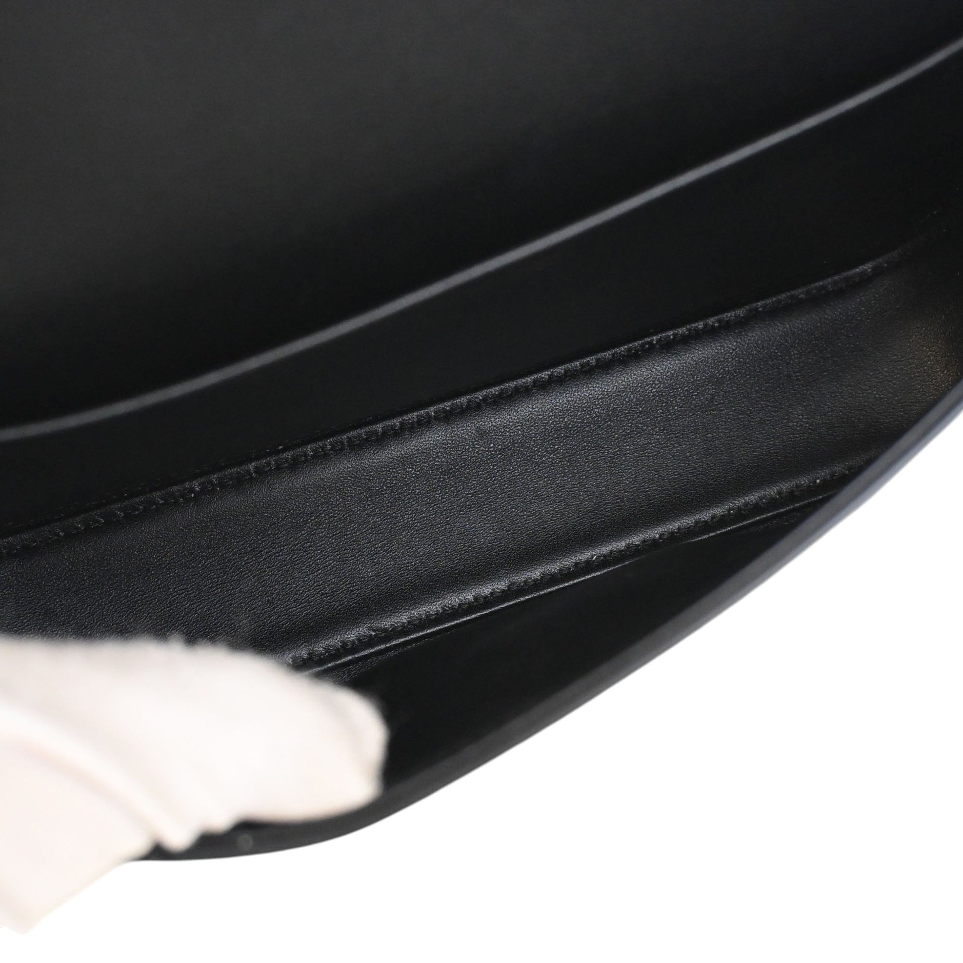 Celine Shiny Calfskin Triomphe Claude Shoulder Bag