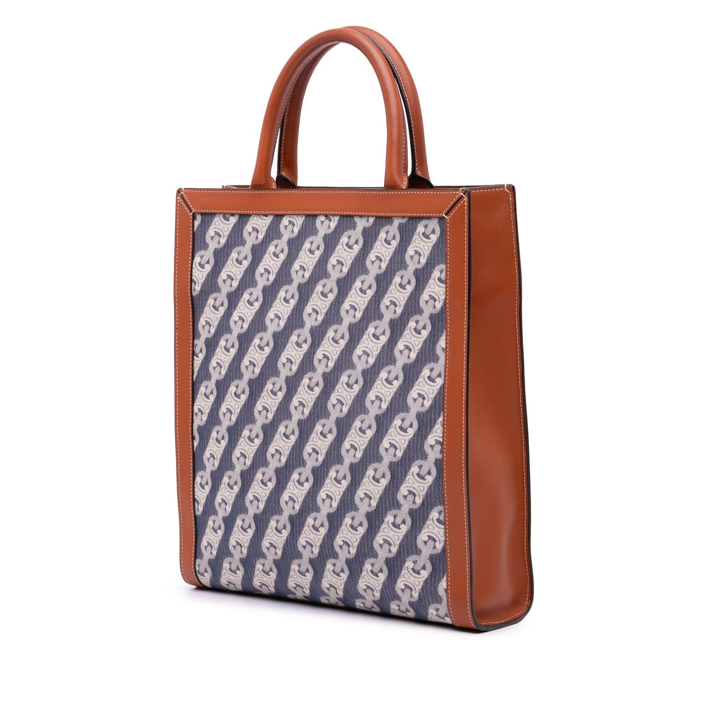 Celine Small Triomphe Canvas Maillon Vertical Cabas Satchel
