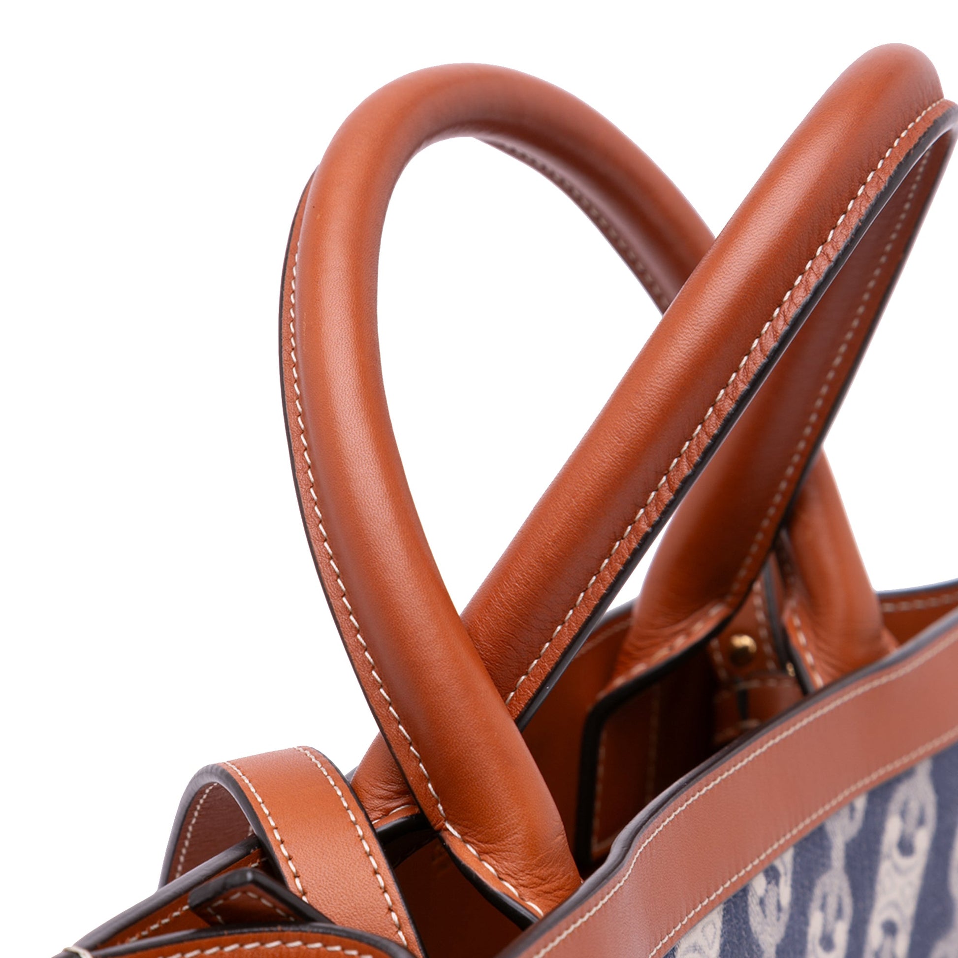 Celine Small Triomphe Canvas Maillon Vertical Cabas Satchel