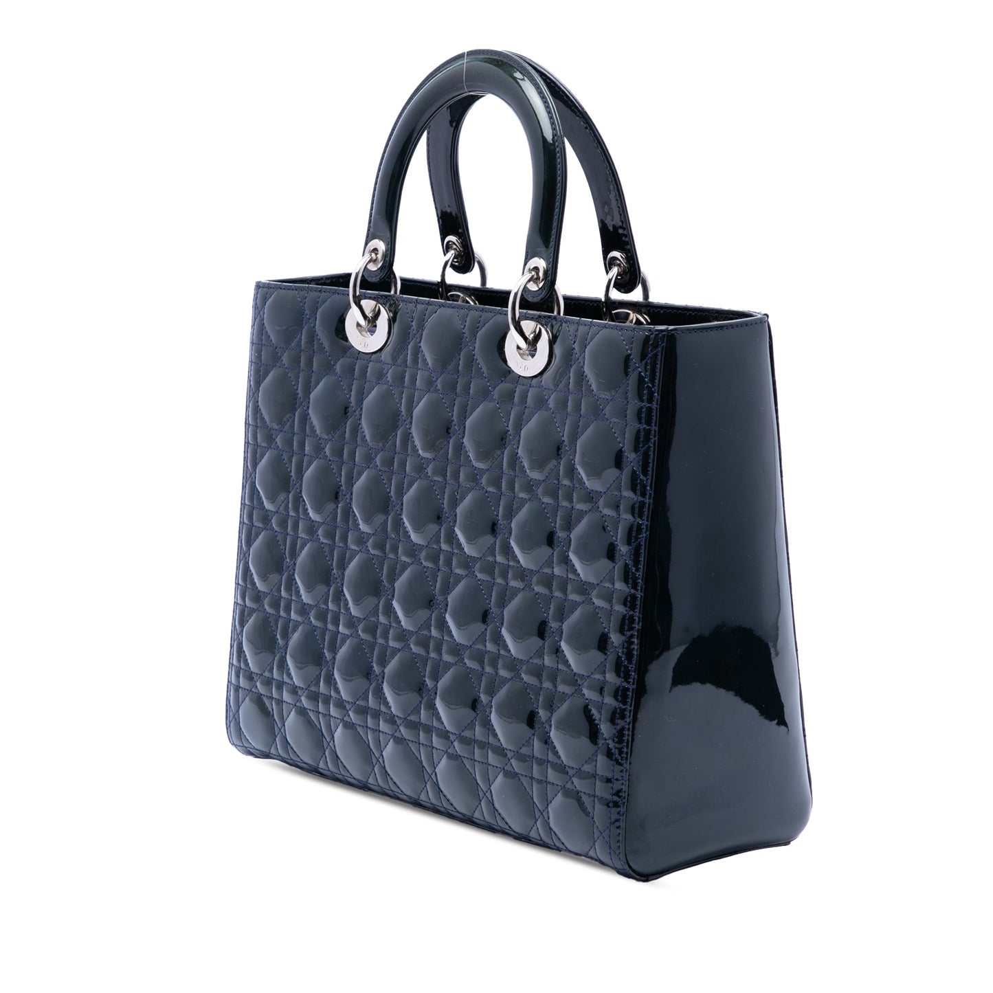 Dior Large Patent Cannage Lady Dior