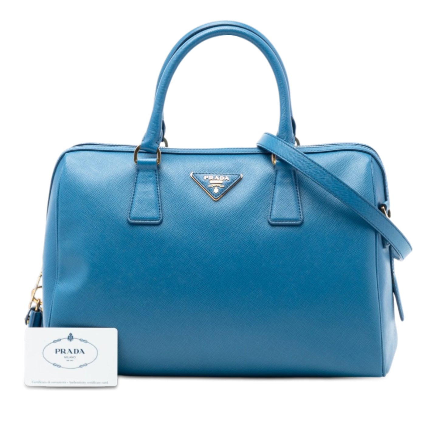 Saffiano Lux Boston Bag