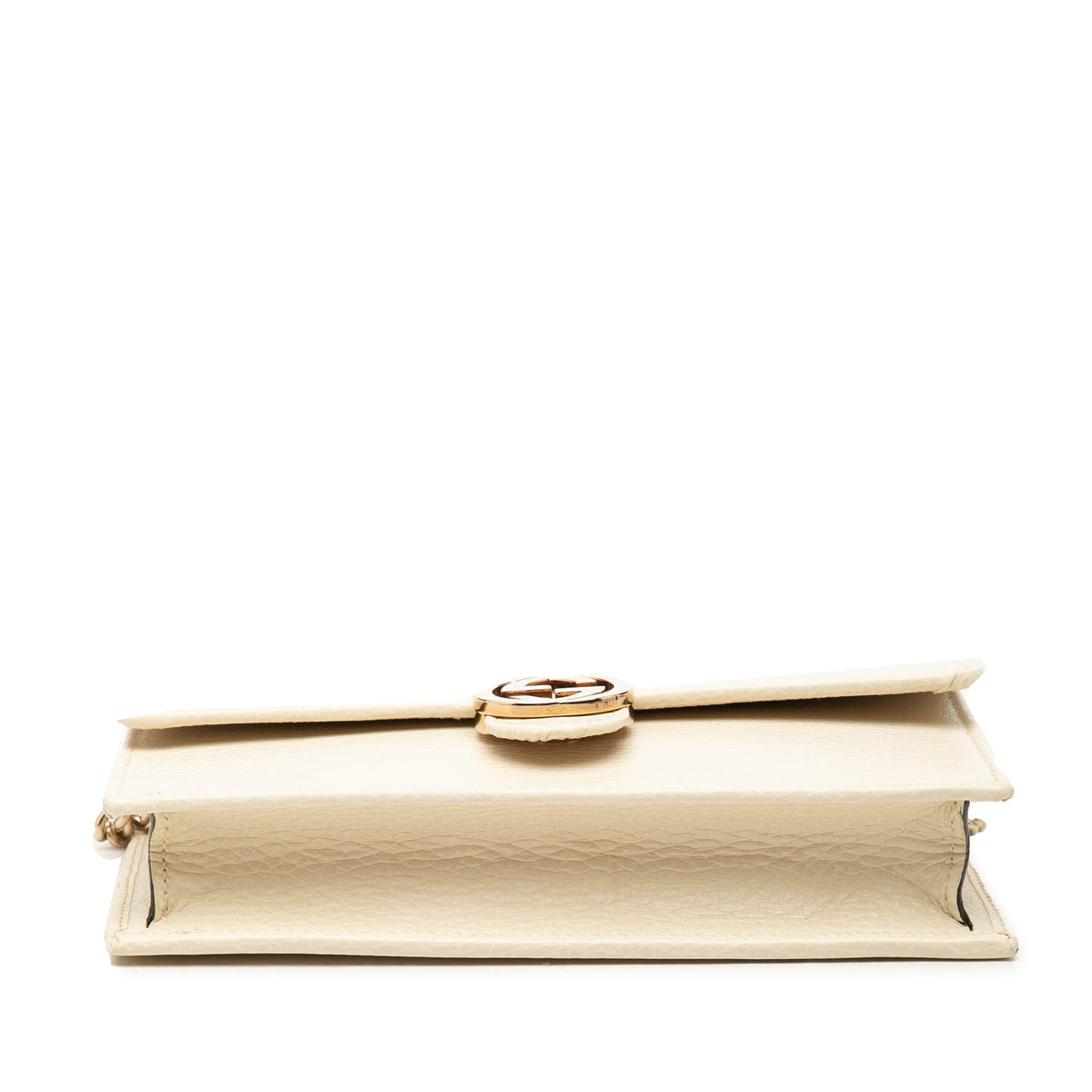 Gucci Dollar Calfskin Interlocking G Wallet on Chain