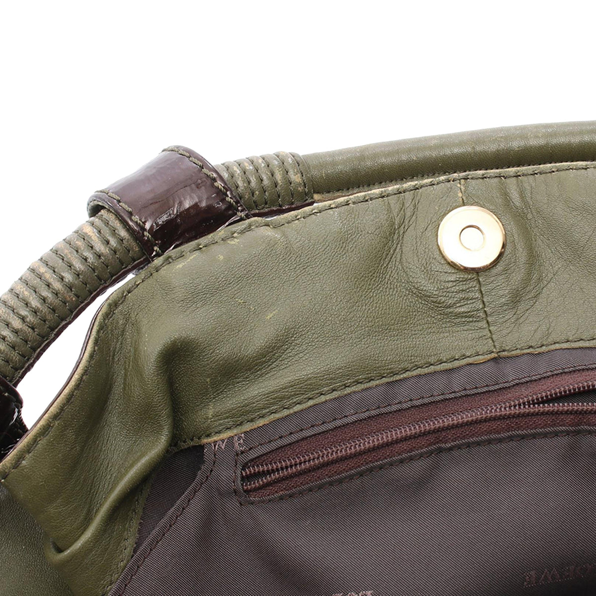 LOEWE Bicolor Patent Aire — Brown