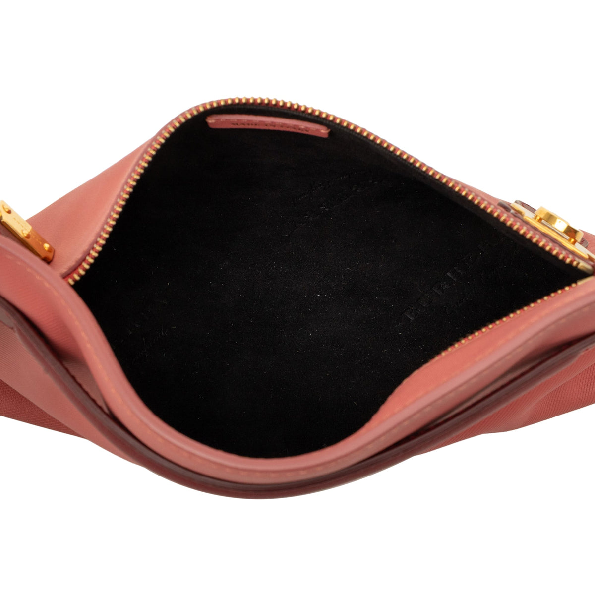 Burberry Bicolor Leather Pendleton Clutch