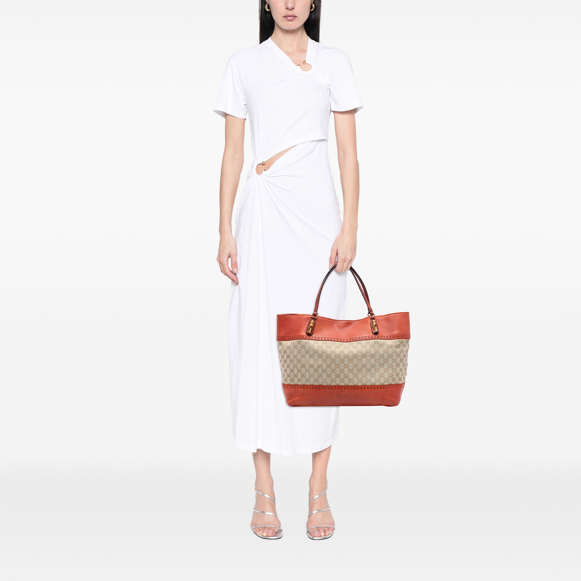 Large GG Canvas Laidback Crafty Tote