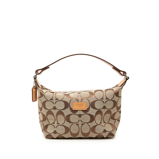 Coach Canvas Signature Sufflette Handbag