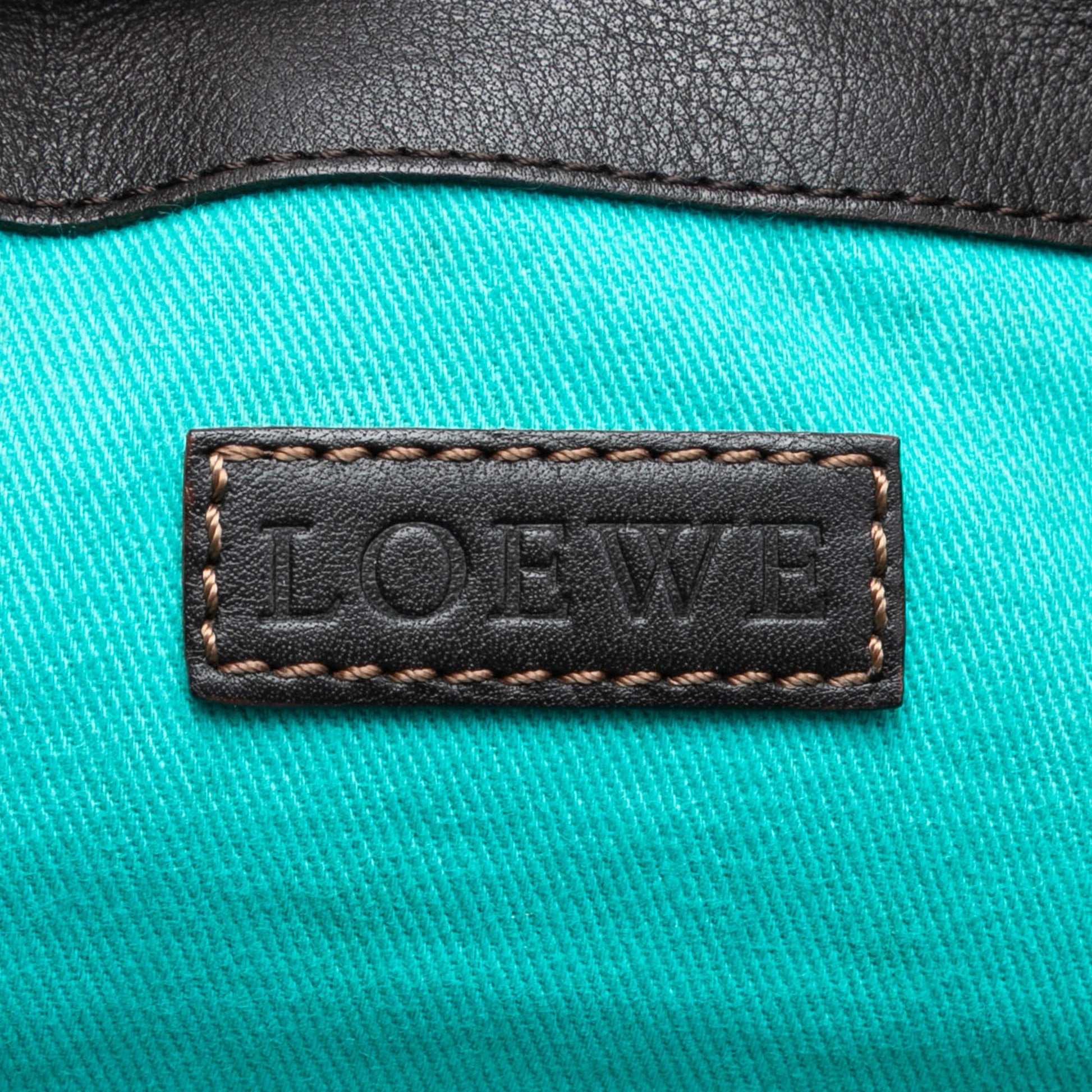 LOEWE Suede Studded Anagram Hobo