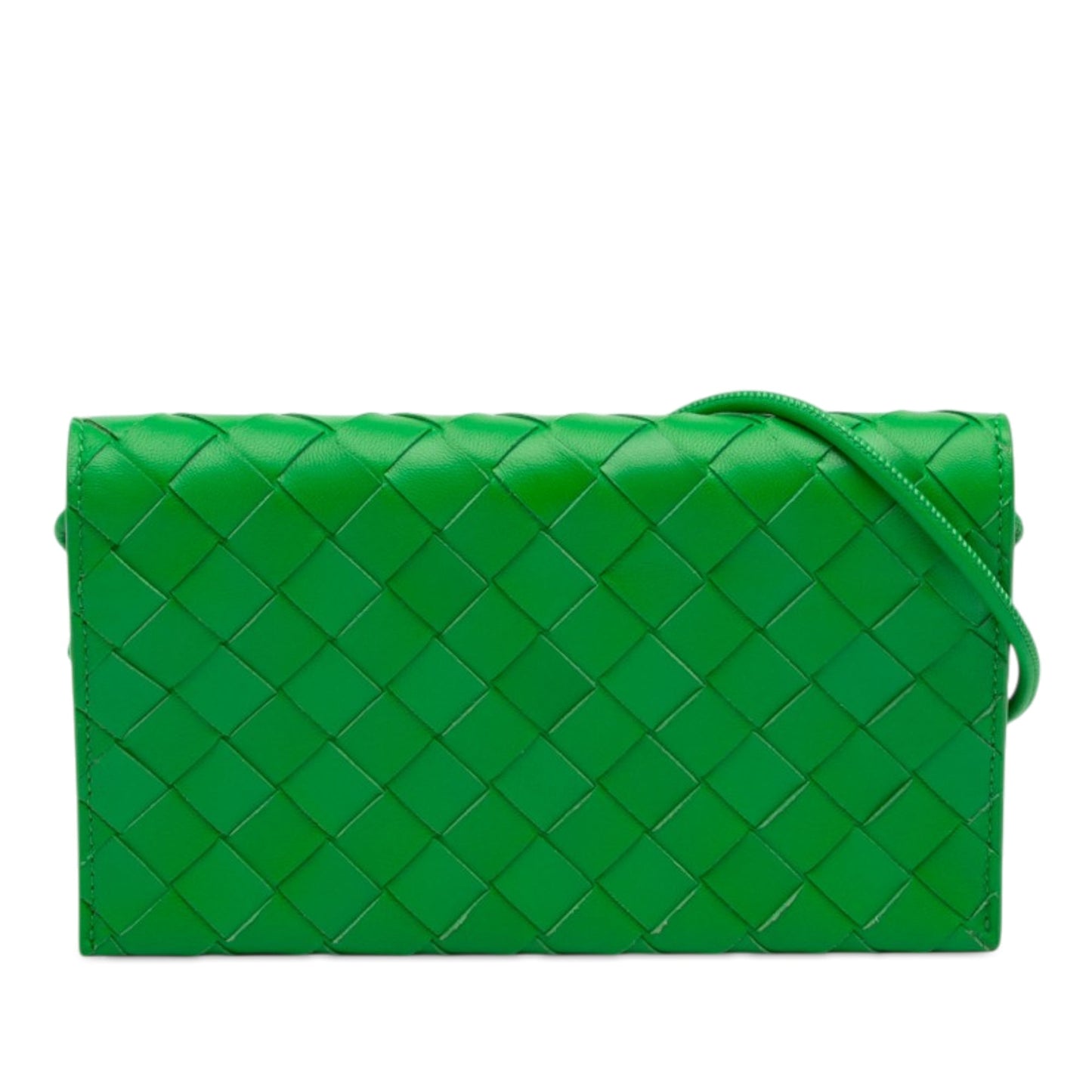 Bottega Veneta Nappa Intrecciato Wallet On Strap