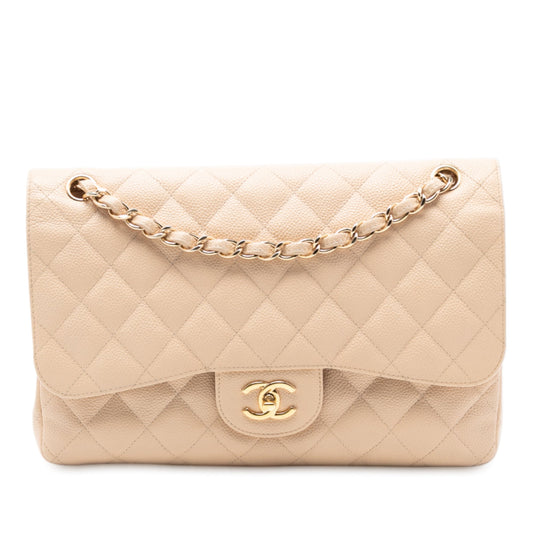Chanel Jumbo Classic Caviar Double Flap