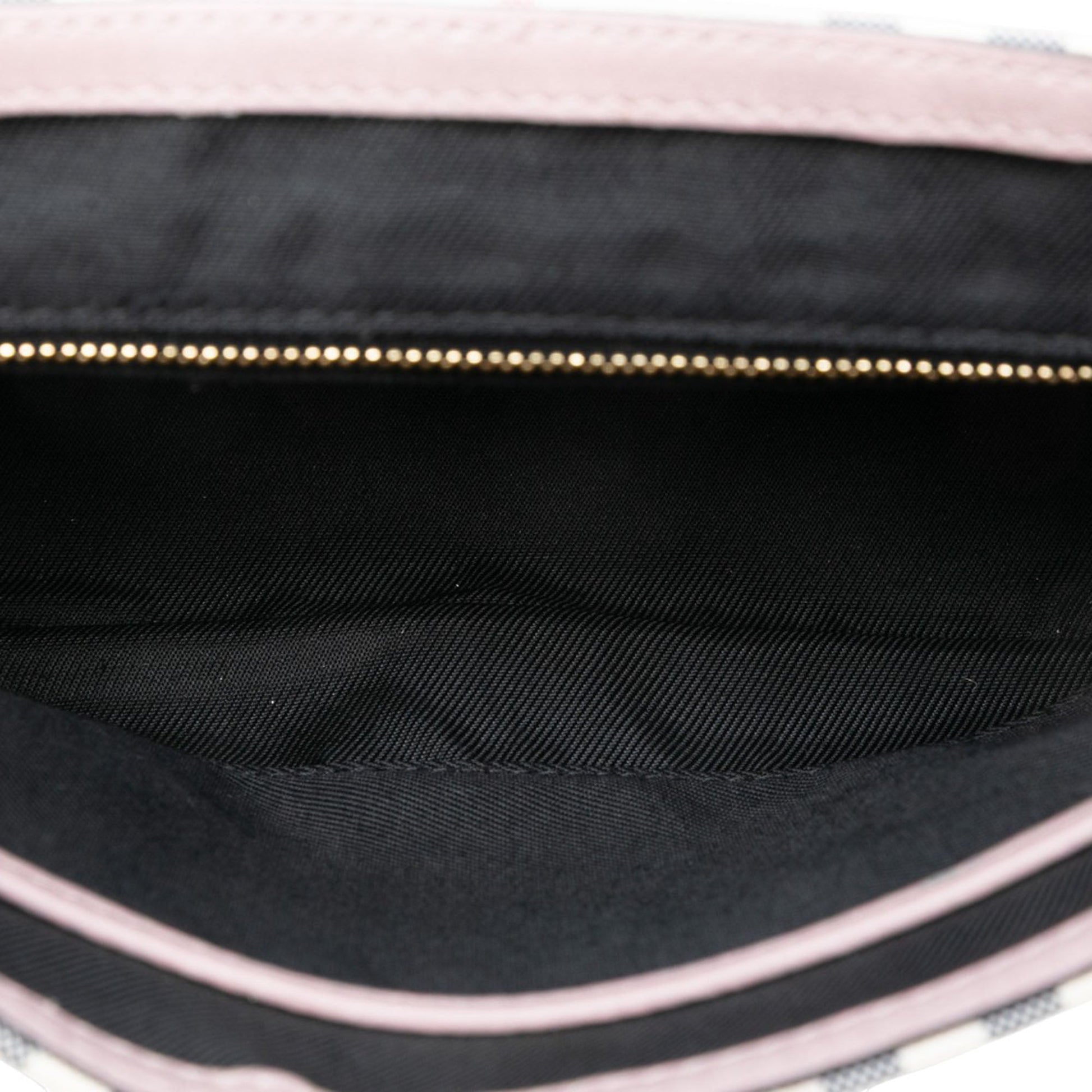 Burberry Small Haymarket Check Trimmed Leather Dickens Crossbody