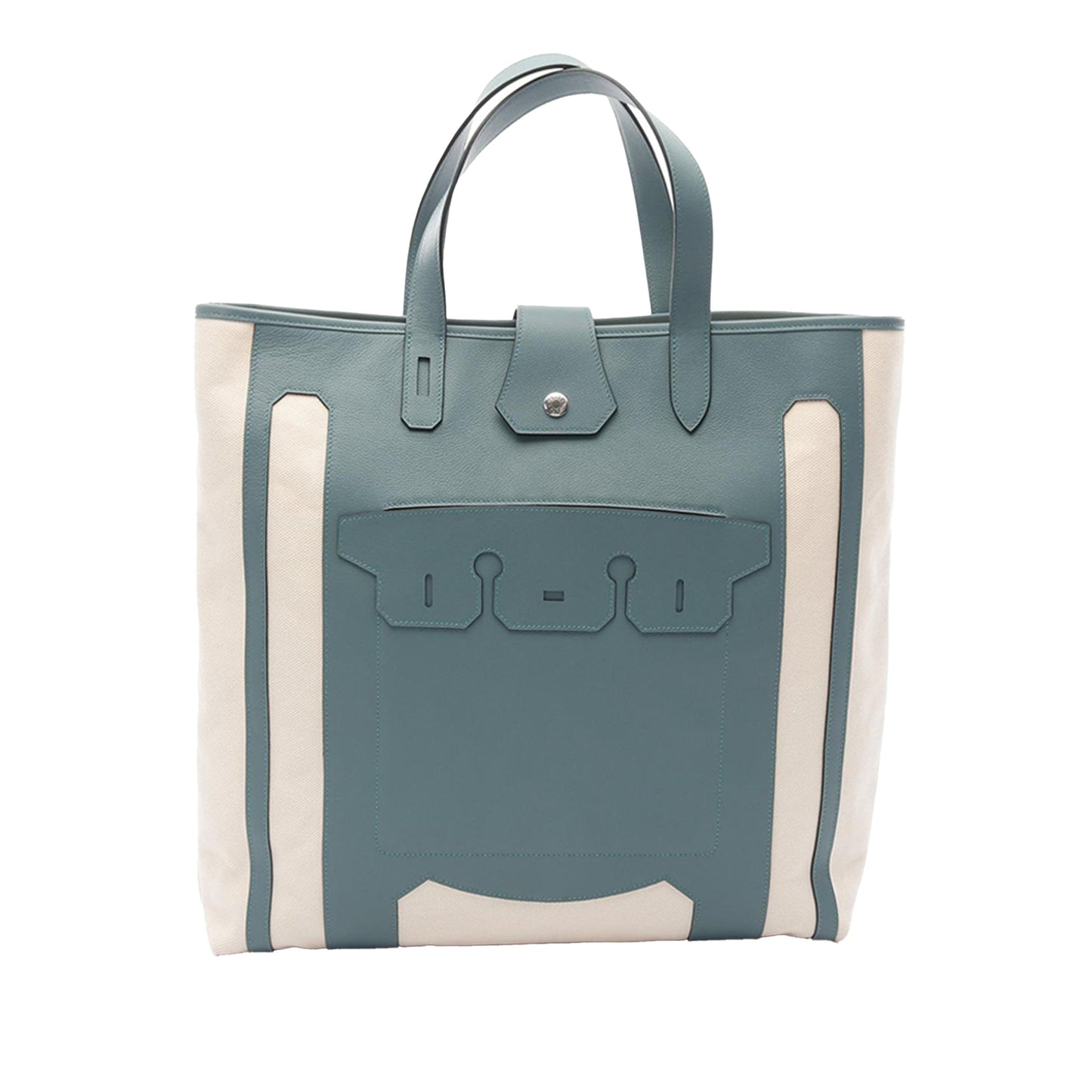 Hermès Petit H Swift Monsieur B GM Tote