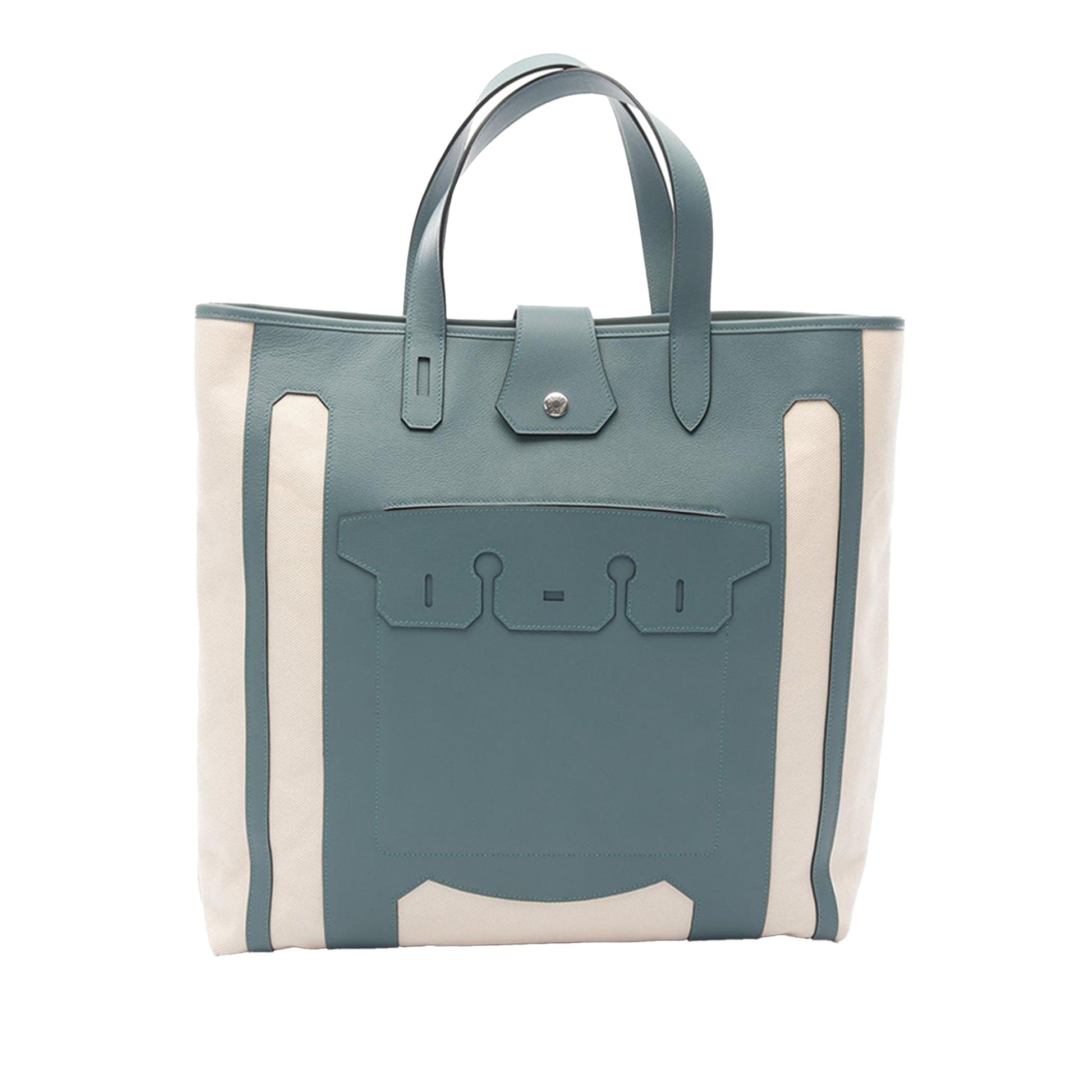 Hermès Petit H Swift Monsieur B GM Tote