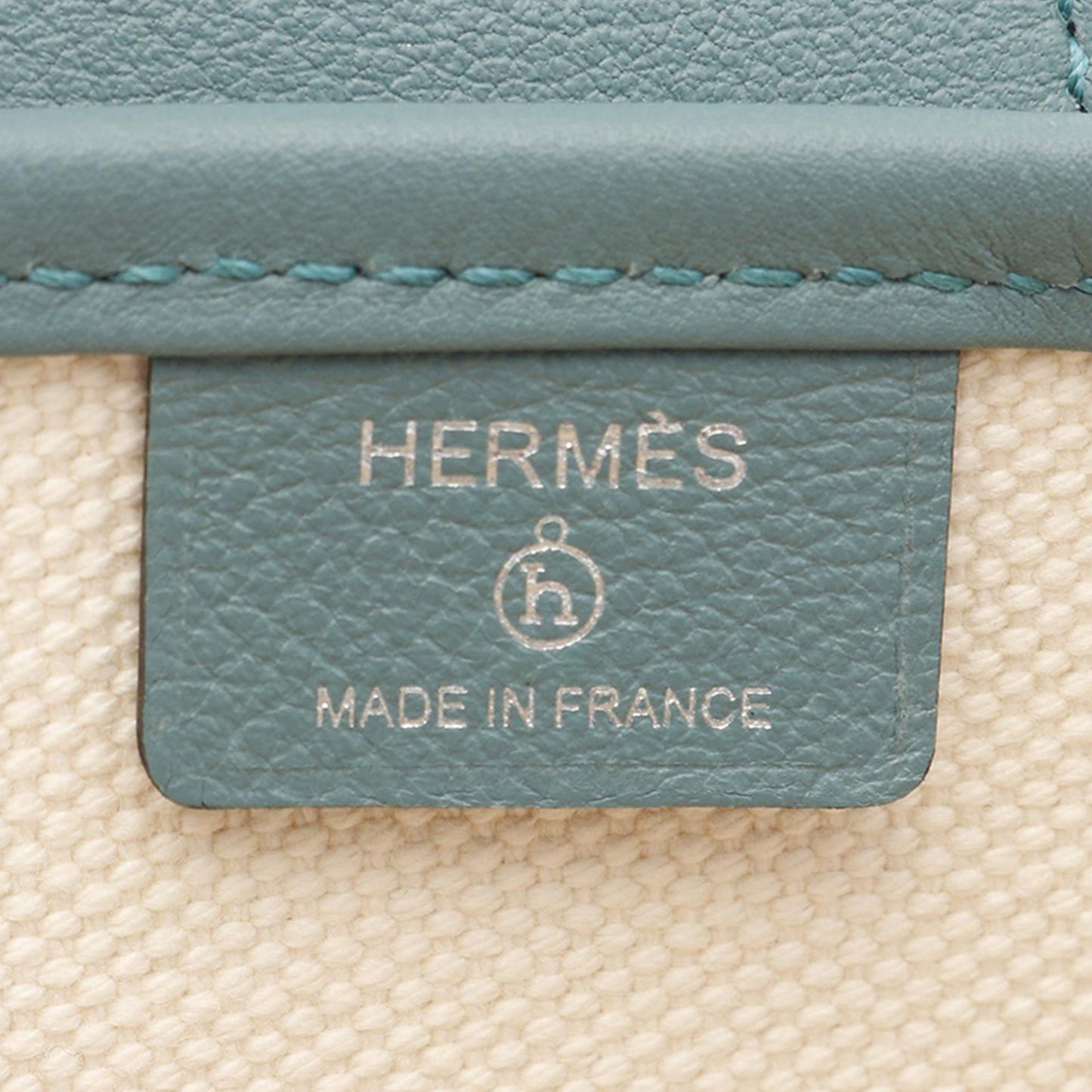 Hermès Petit H Swift Monsieur B GM Tote