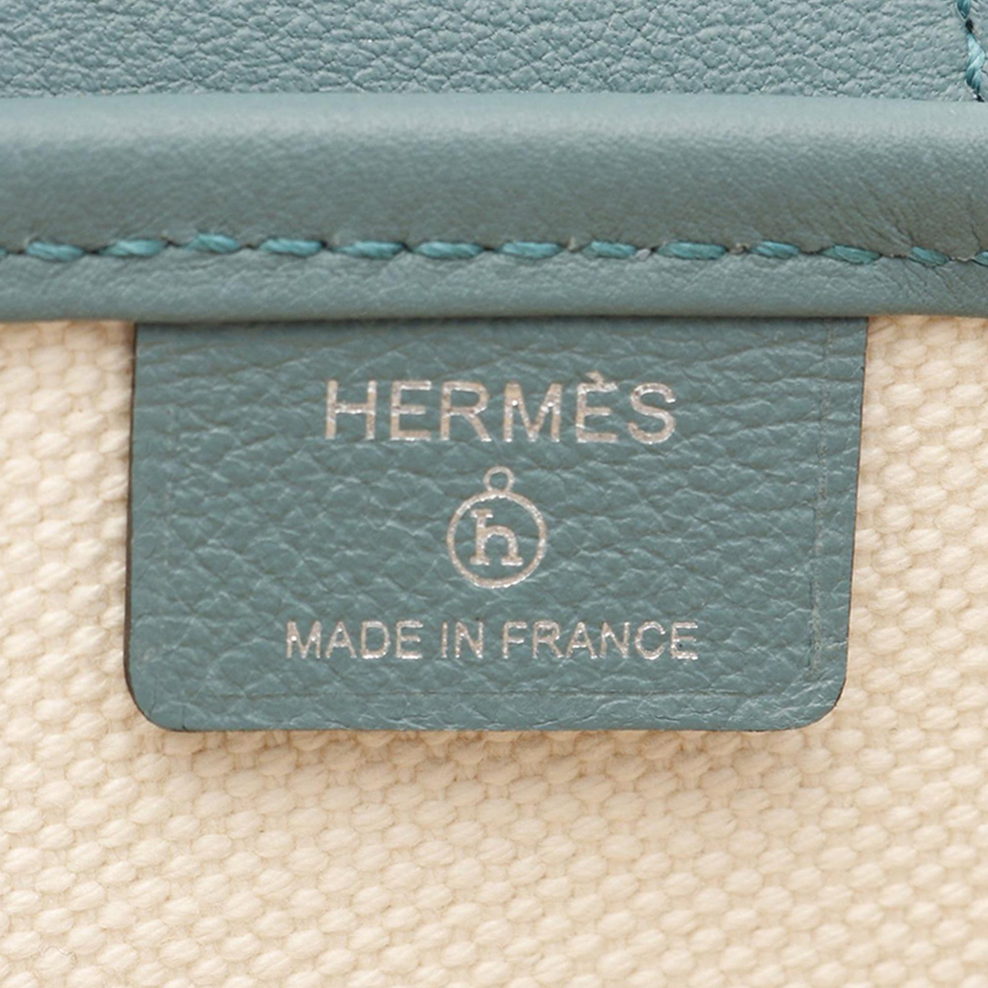 Hermès Petit H Swift Monsieur B GM Tote