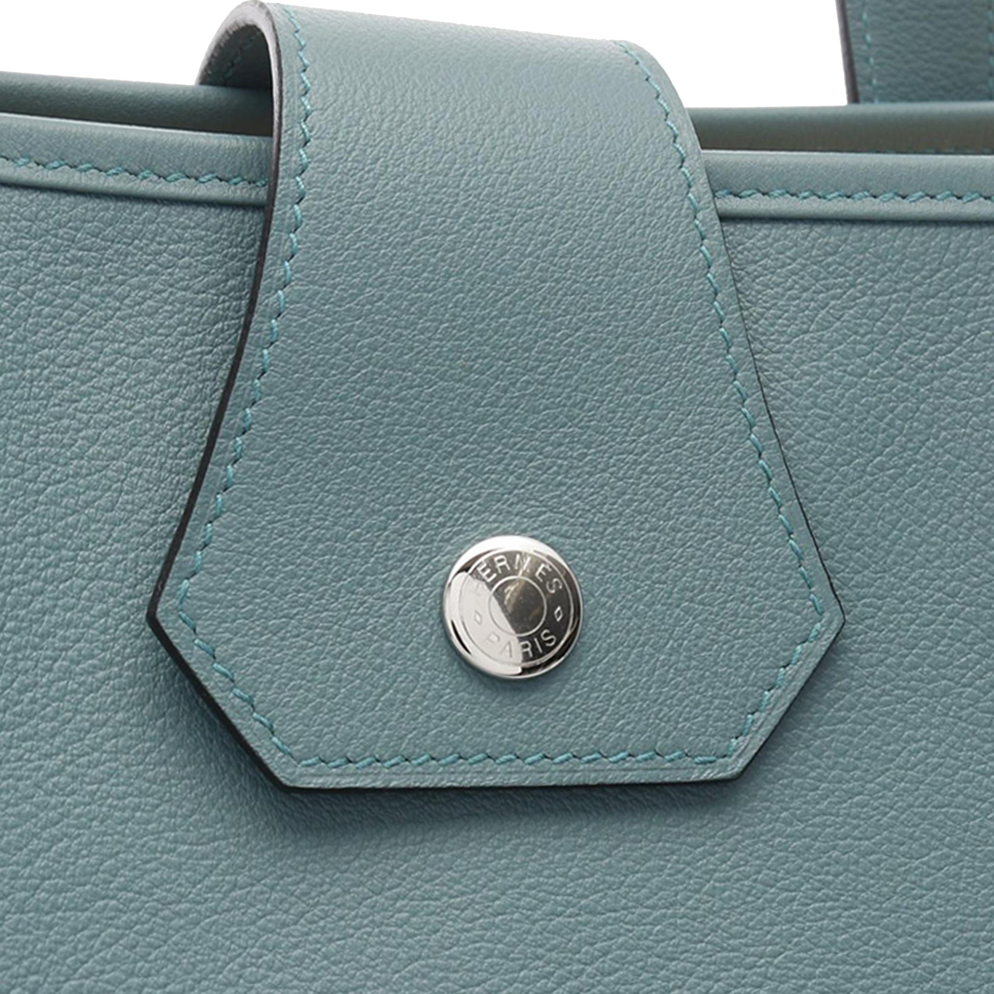 Hermès Petit H Swift Monsieur B GM Tote