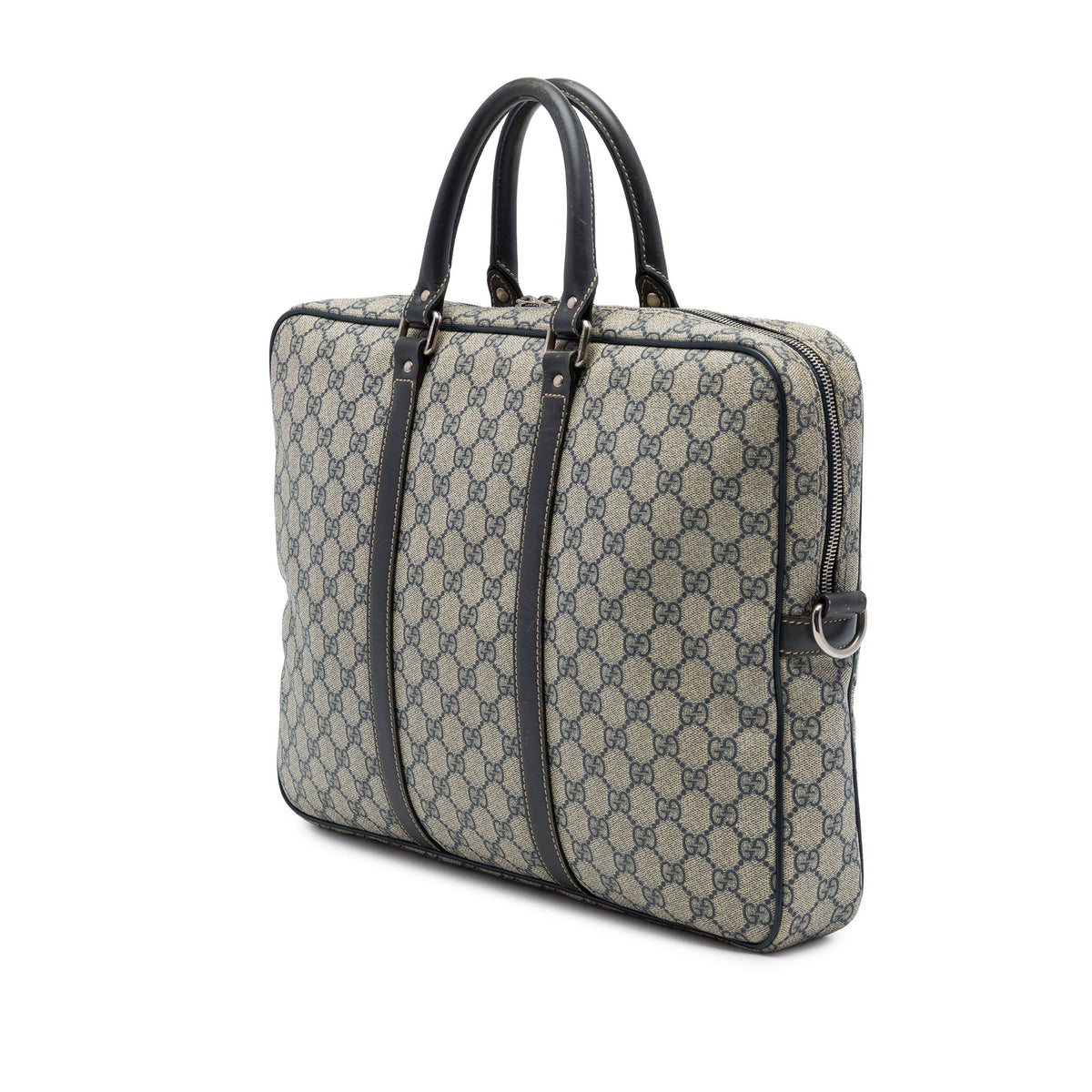 Gucci GG Supreme Business Bag — Beige
