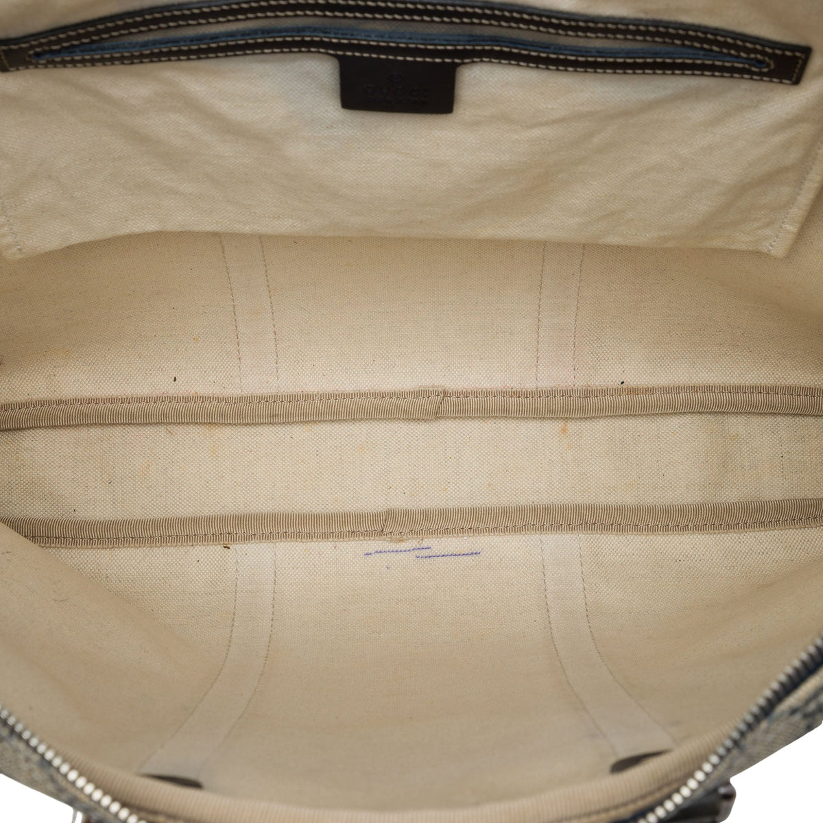 Gucci GG Supreme Business Bag — Beige