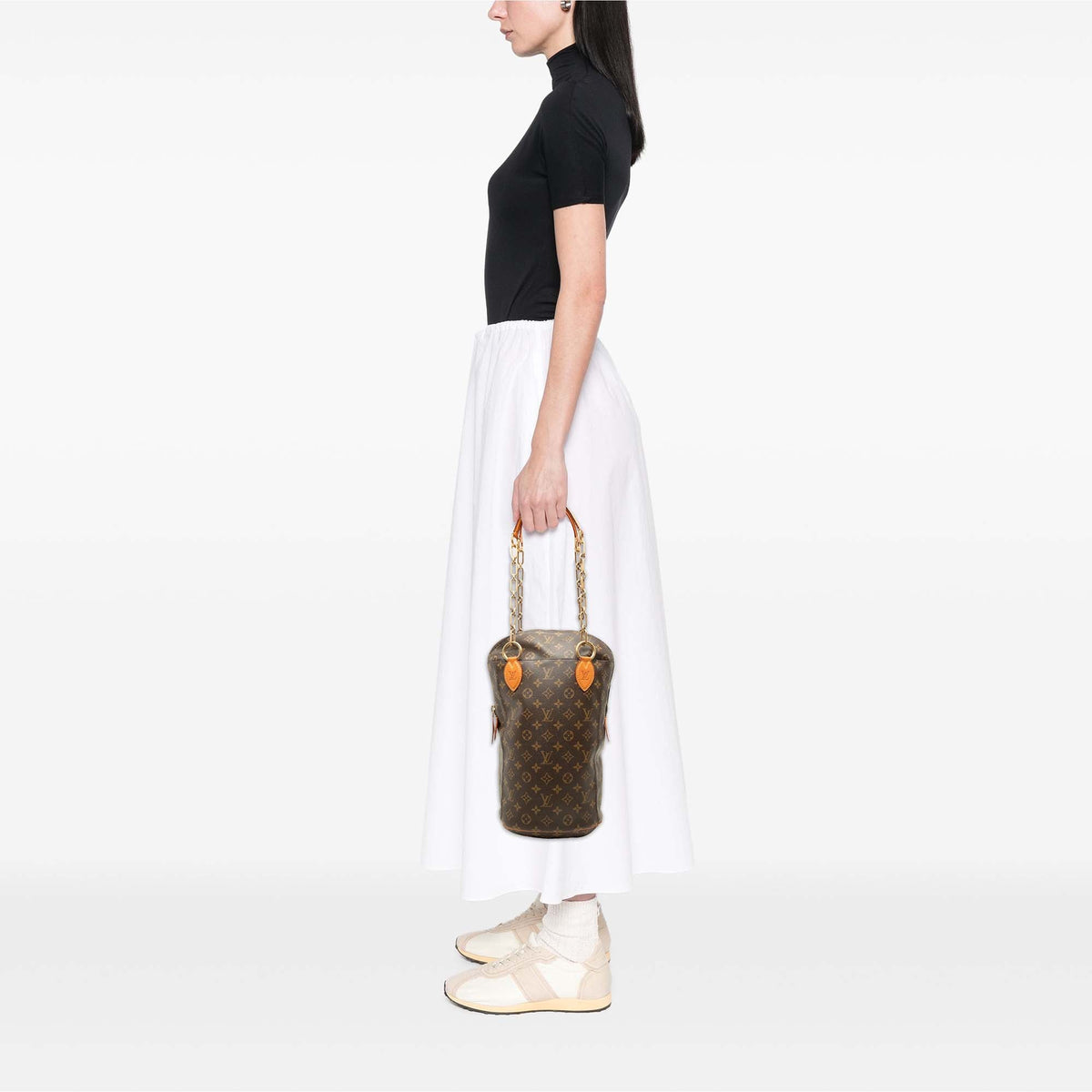 Louis Vuitton Karl Lagerfeld Monogram Punching Bag — Brown
