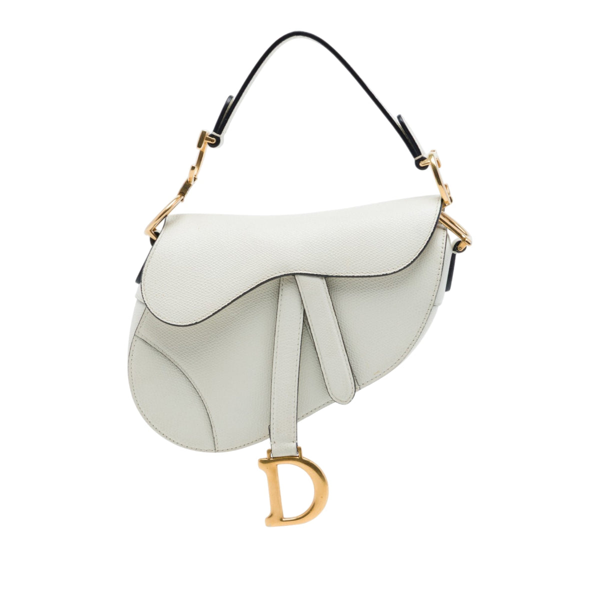 Dior Mini Grained Calfskin Saddle Bag