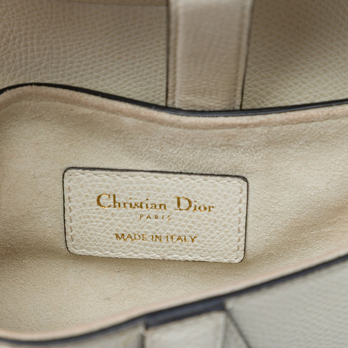 Dior Mini Grained Calfskin Saddle Bag