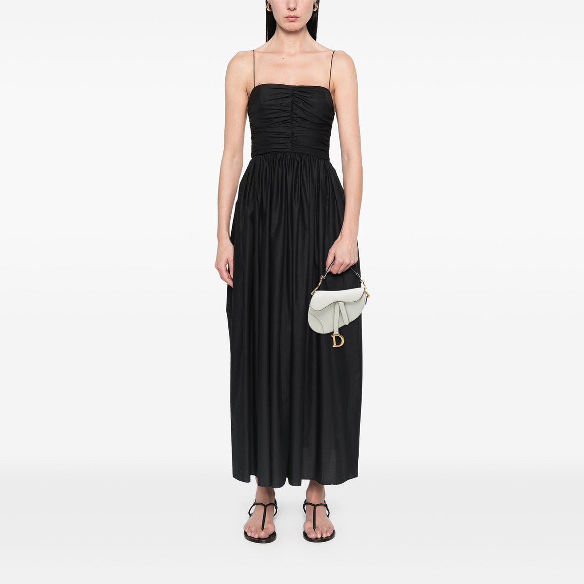 Dior Mini Grained Calfskin Saddle Bag