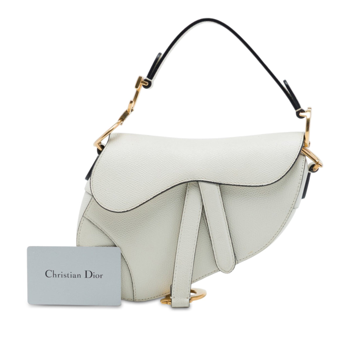 Dior Mini Grained Calfskin Saddle Bag