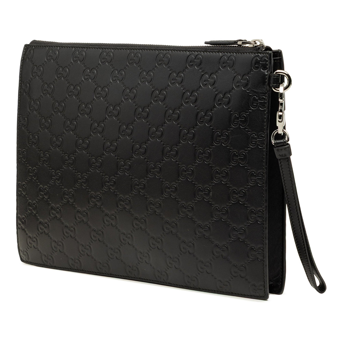 Gucci Guccissima Clutch — Black