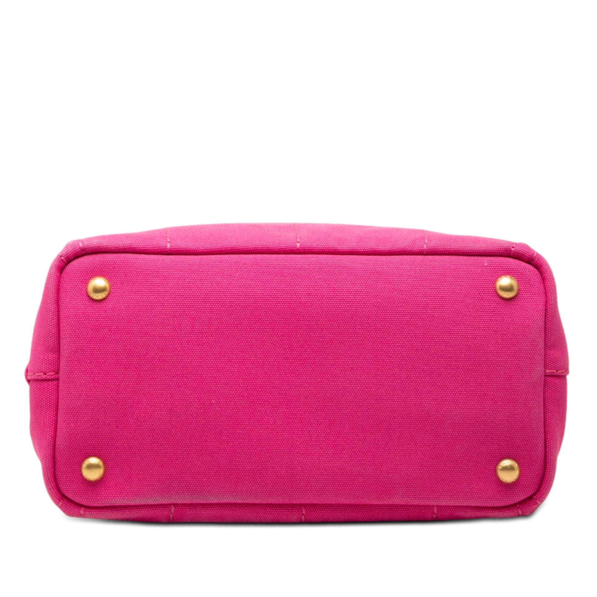 Prada Small Canvas Canapa Logo Satchel
