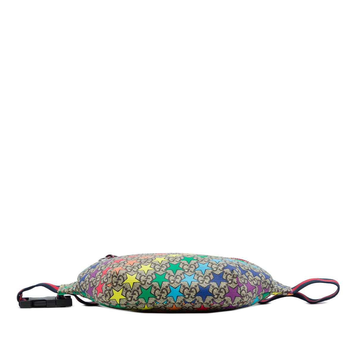 Gucci Kids GG Supreme Web Rainbow Stars Belt Bag — Multi