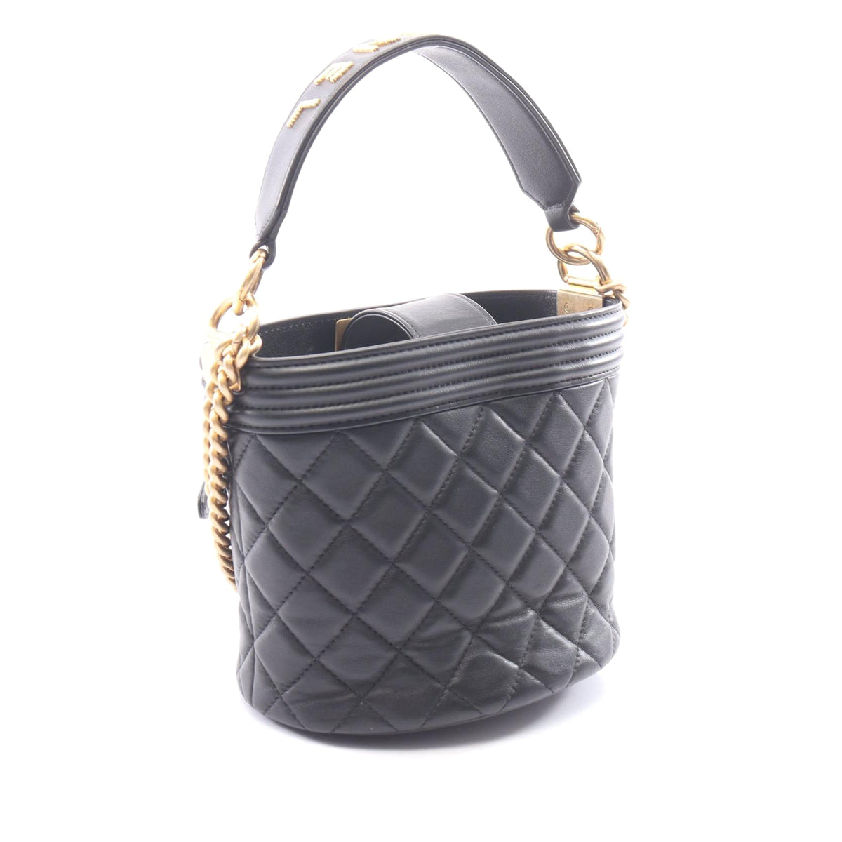 Chanel Quilted Lambskin Boy Bucket Bag