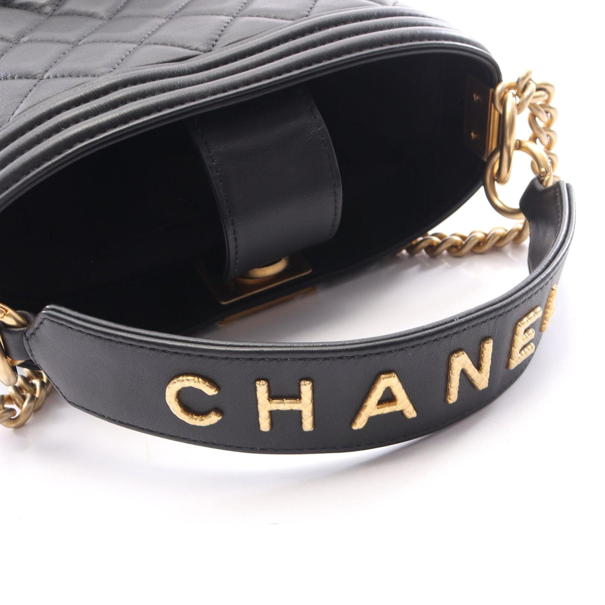 Chanel Quilted Lambskin Boy Bucket Bag