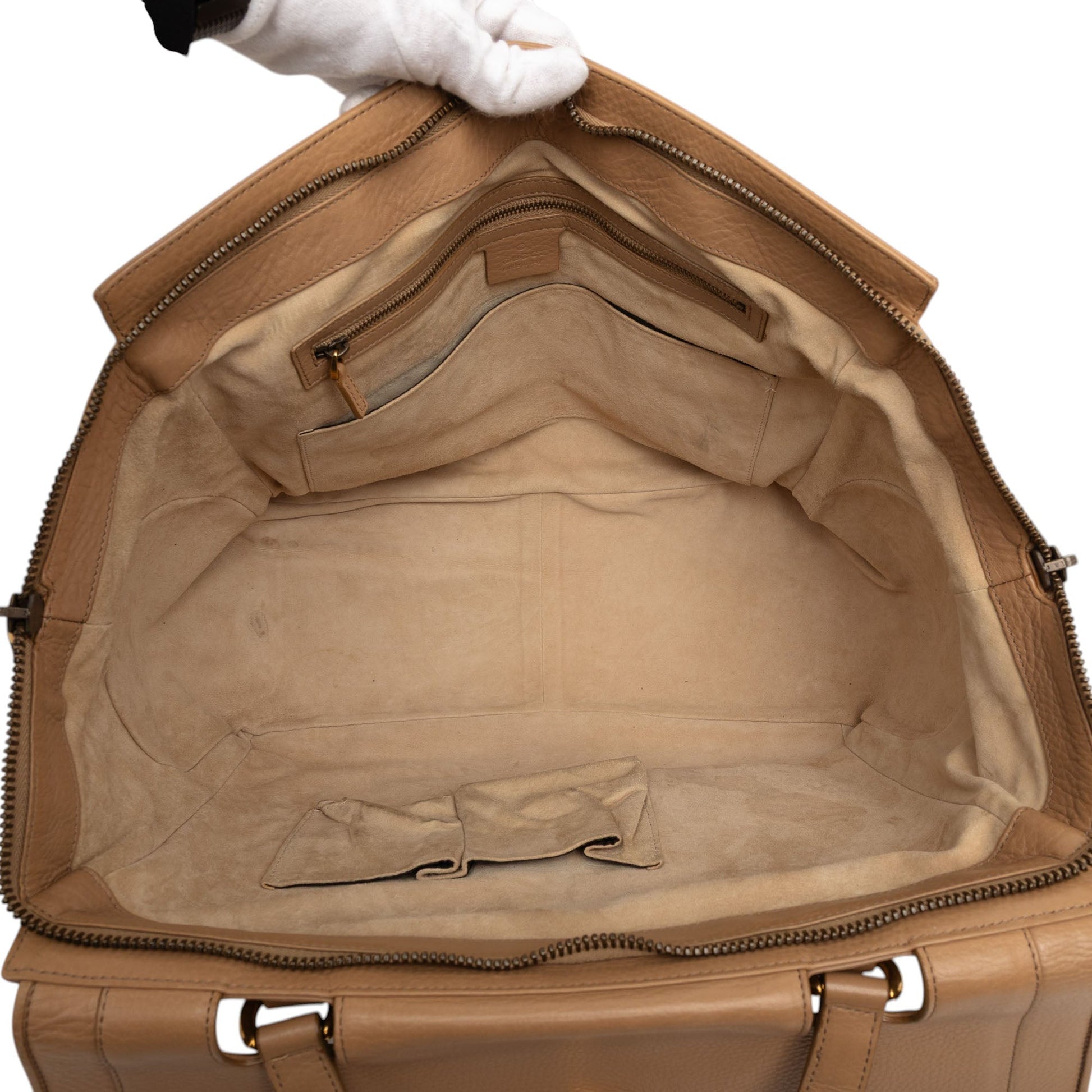 Gucci Medium Leather 1973 Handbag