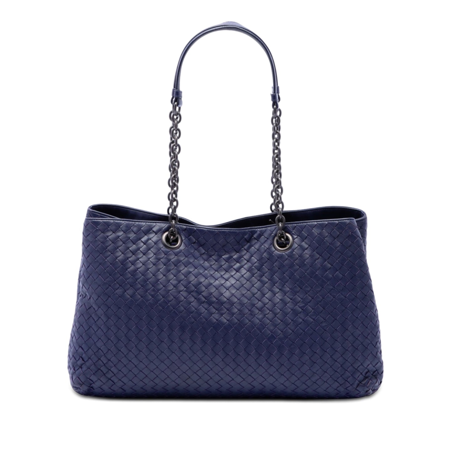 Bottega Veneta Large Nappa Intrecciato Double Chain Tote