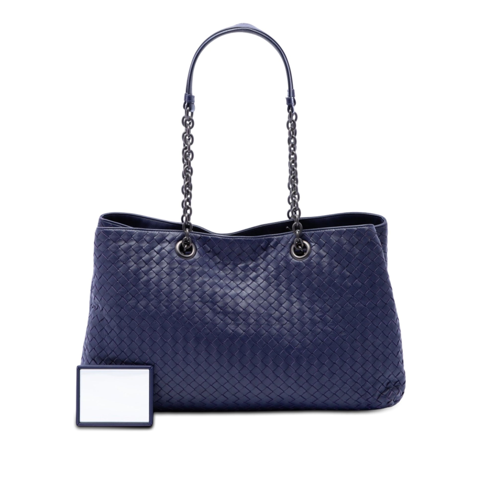 Bottega Veneta Large Nappa Intrecciato Double Chain Tote