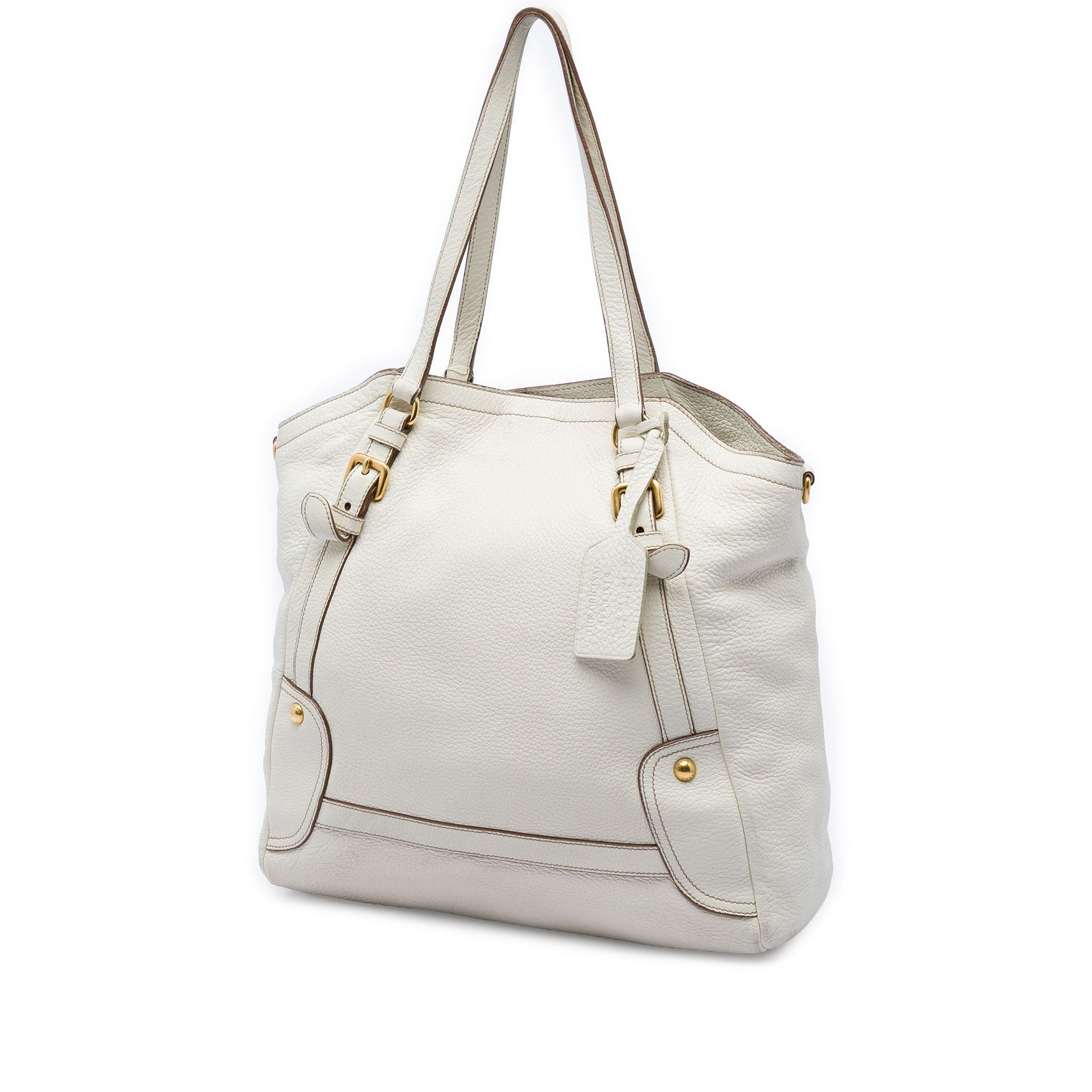 Prada Vitello Daino Convertible Tote