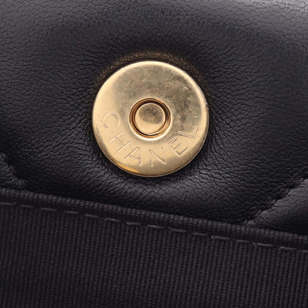 Chanel CC Quilted Lambskin Chain Shopping Bag