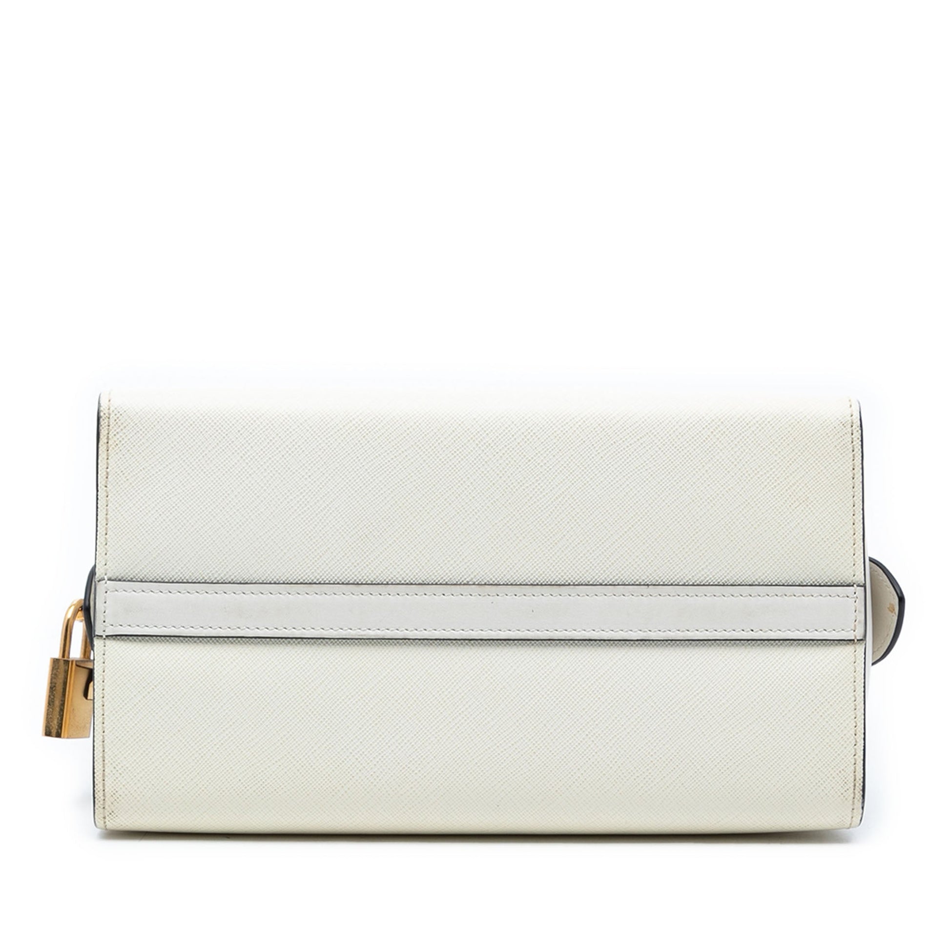 Prada Saffiano And City Calf Esplanade Satchel