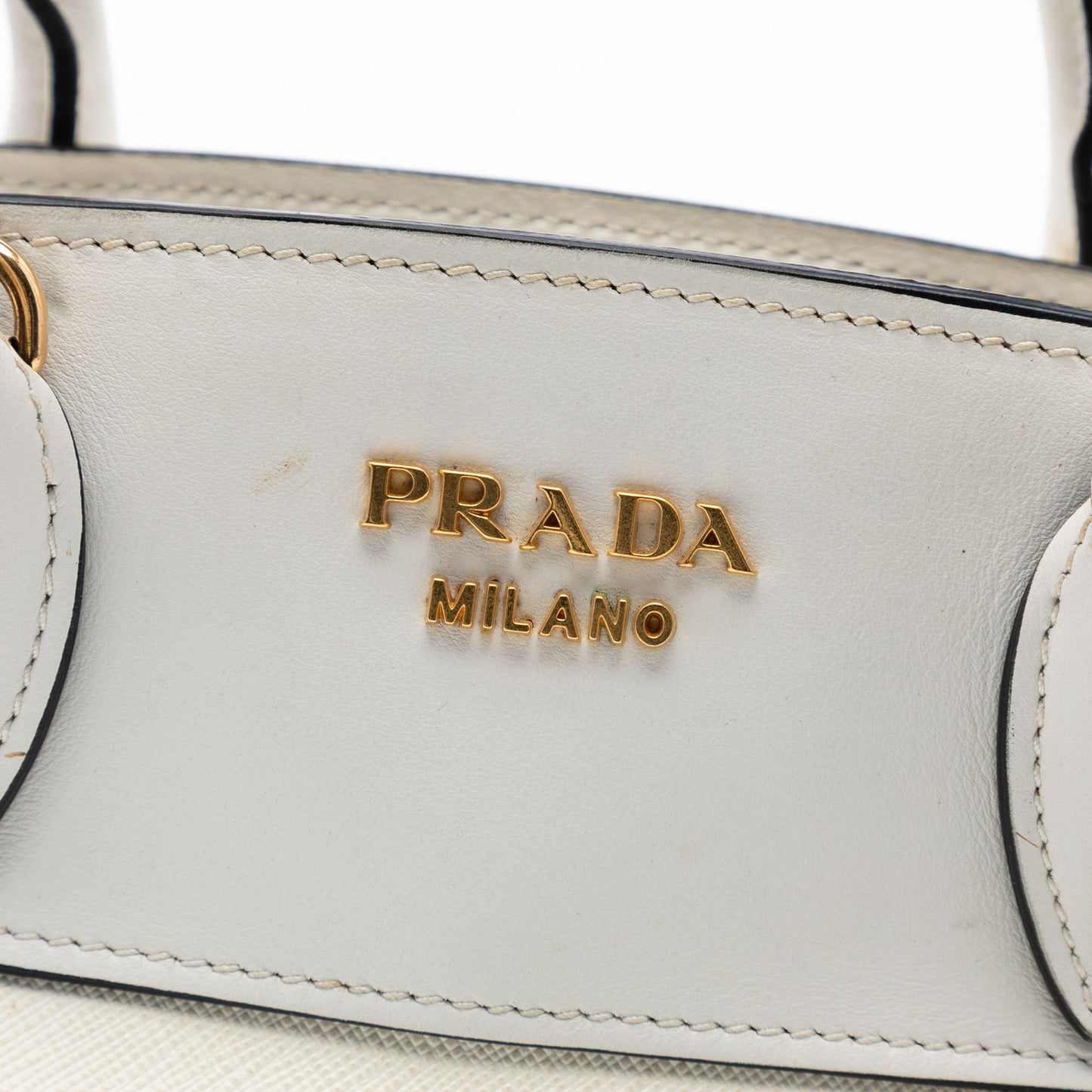 Prada Saffiano And City Calf Esplanade Satchel