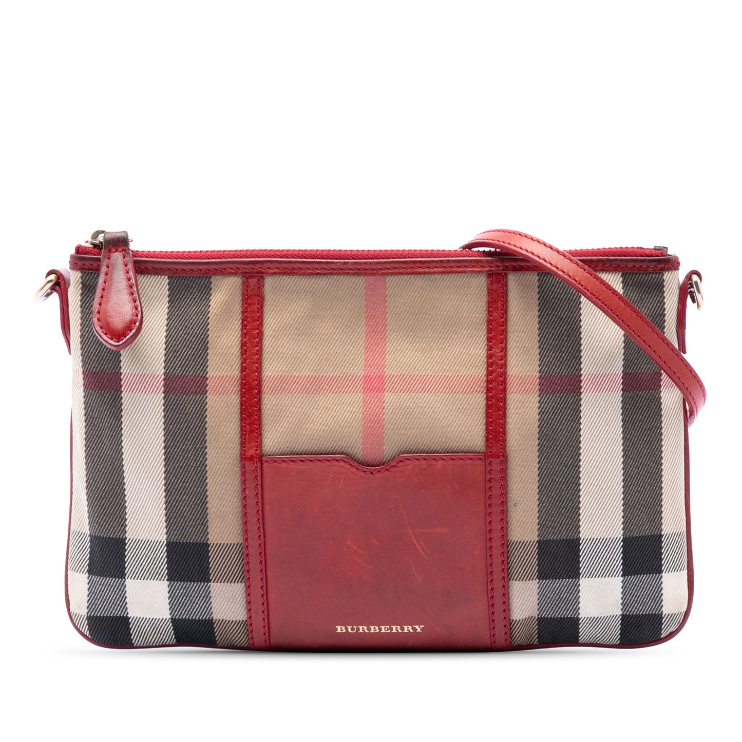 Burberry House Check Canvas Crossbody