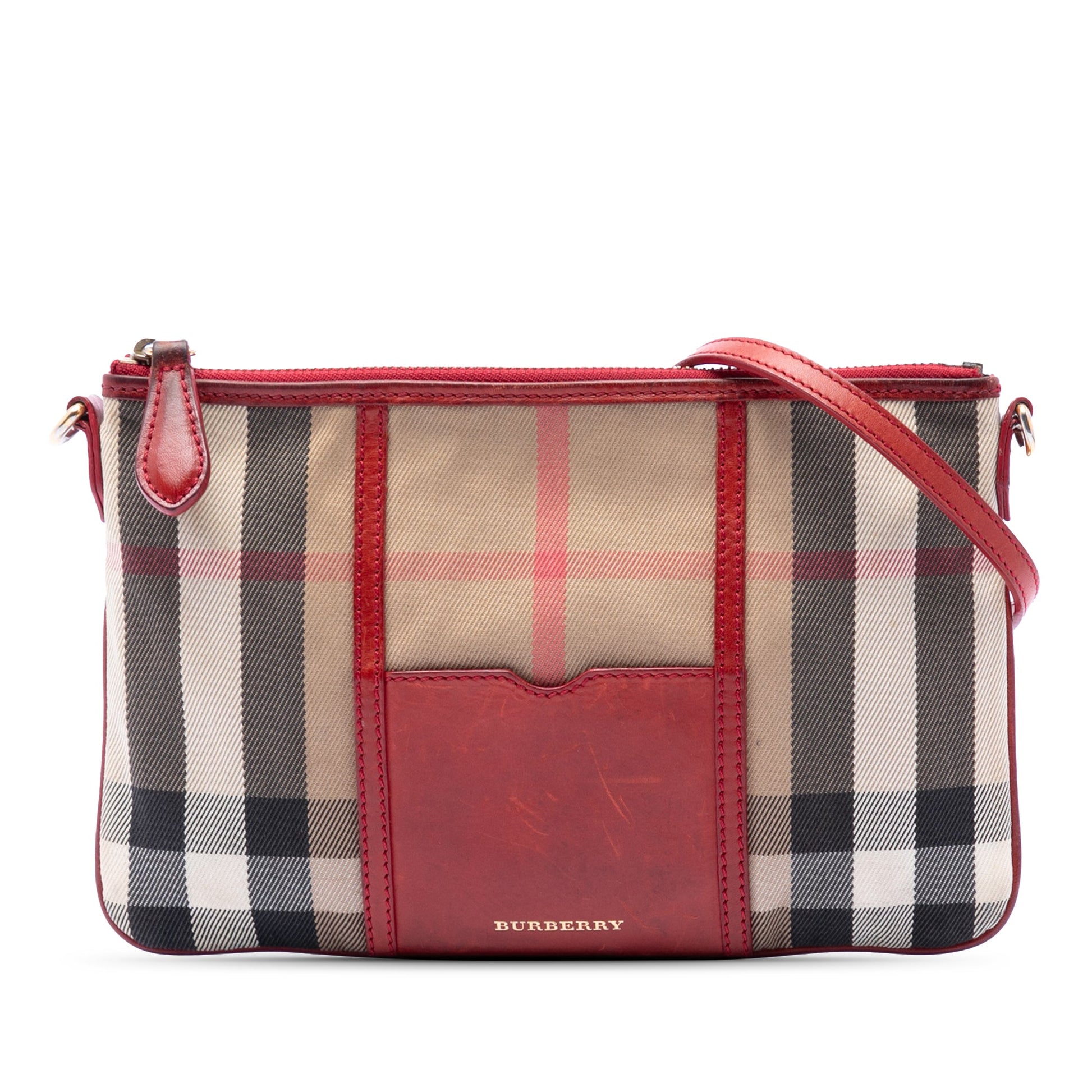 Burberry House Check Canvas Crossbody