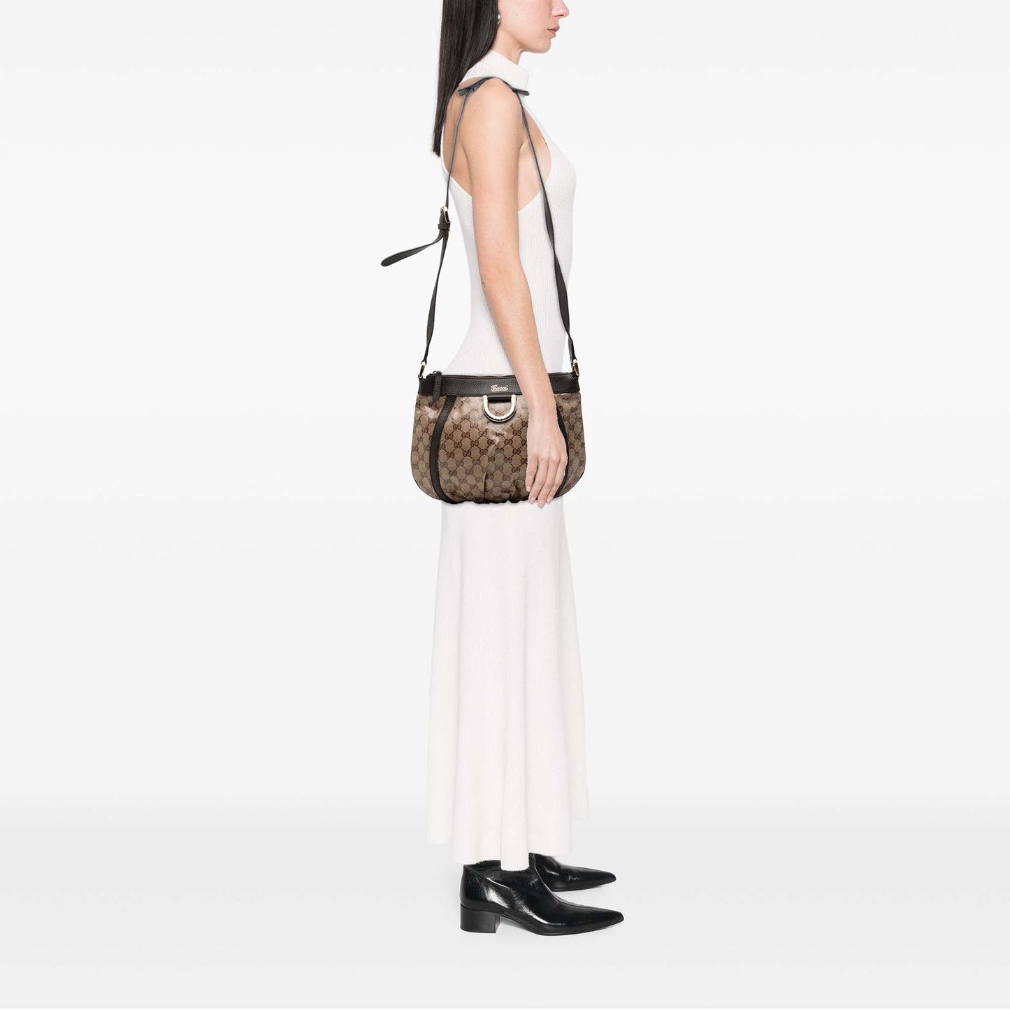 Gucci GG Crystal Abbey D Ring Crossbody